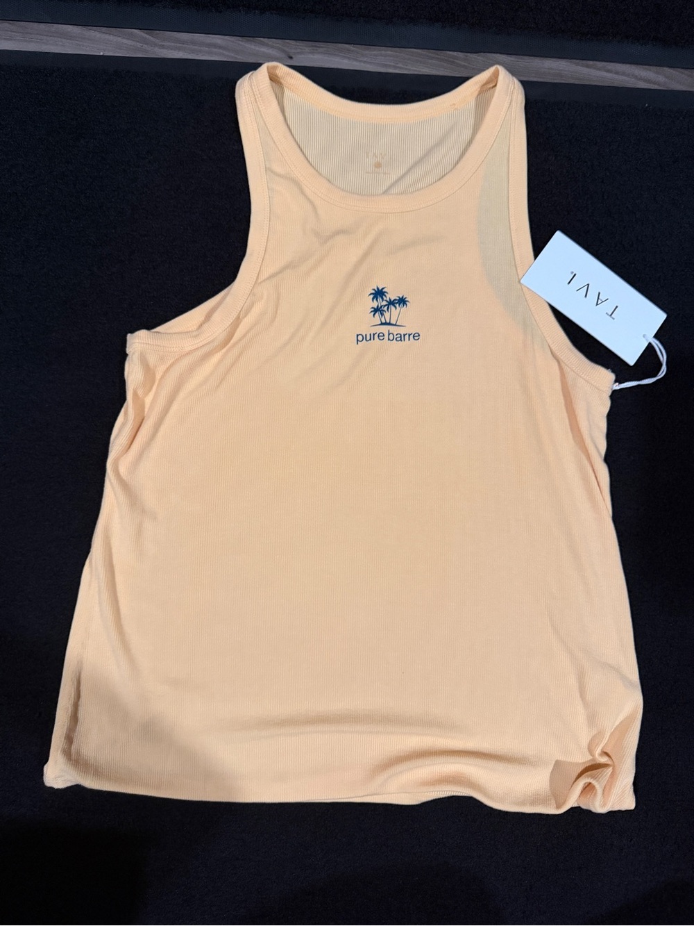 Pure Barre Women’s Peach Tank Top with Palm Logo
